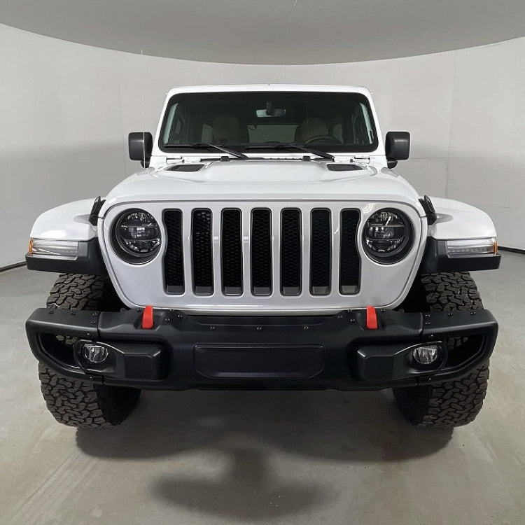 Per 07-23 Jeep Wrangler JK/JL/JT Copertura del gancio del rimorchio del paraurti anteriore