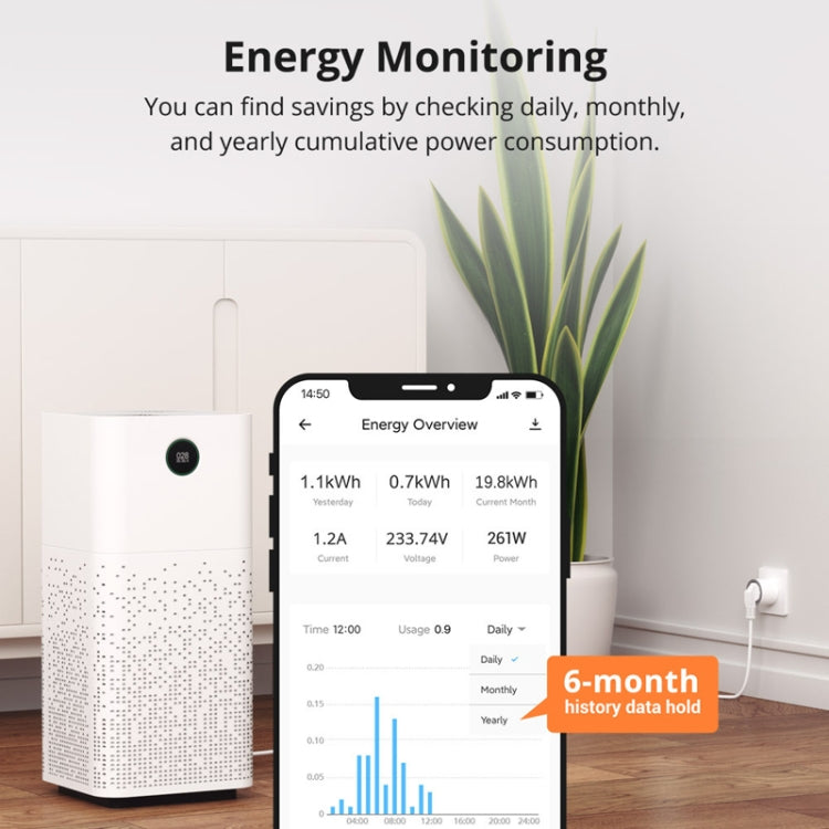 Presa WiFi intelligente SONOFF S60TPF EU e S60TPG UK