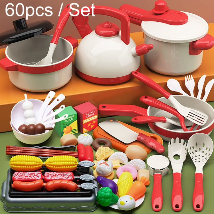 Simulazione per bambini Cucina Cucina Giocattoli Finta di giocare Set di giocattoli educativi, 29pcs / Set, 60pcs / Set, 73pcs / Set, 90pcs / Set