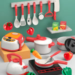 Simulazione per bambini Cucina Cucina Giocattoli Finta di giocare Set di giocattoli educativi, 29pcs / Set, 60pcs / Set, 73pcs / Set, 90pcs / Set