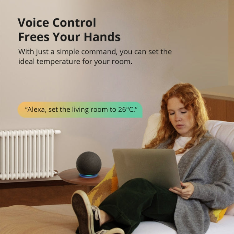 Valvola termostatica Zigbee 3.0 per riscaldamento smart