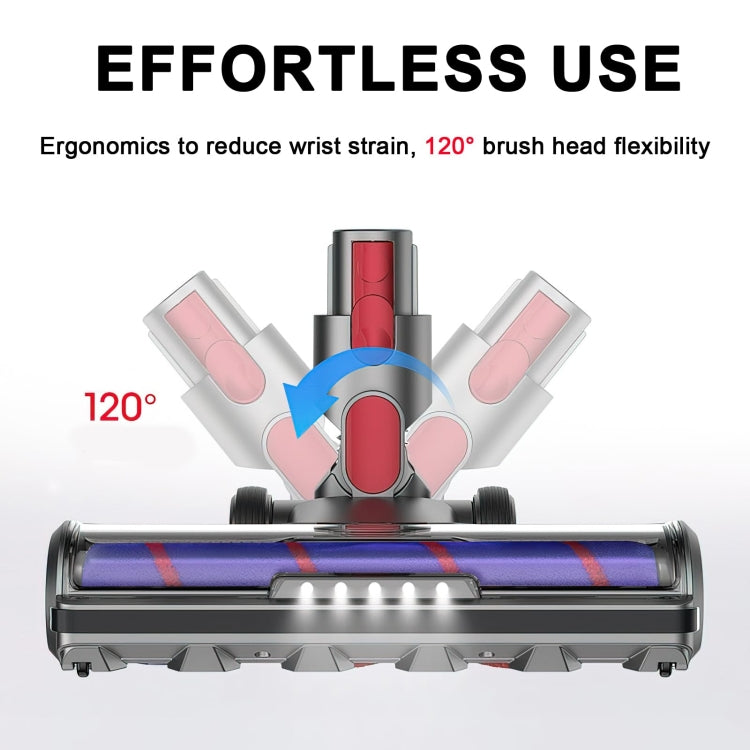 Testa spazzola per Dyson V7 V8 V10 V11 con luce LED