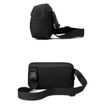 WEPOWER Borsa a tracolla singola casual da uomo Borsa a tracolla stile funzionale