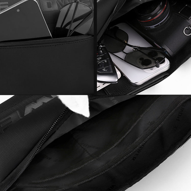 WEPOWER Borsa a tracolla singola casual da uomo Borsa a tracolla stile funzionale