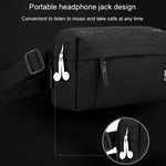 WEPOWER Borsa a tracolla singola casual da uomo Borsa a tracolla stile funzionale