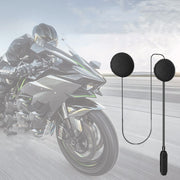 Bluetooth 5.3 Cuffie per casco da motociclista Cuffie stereo da equitazione con riduzione del rumore intelligente, JK09