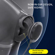 Bluetooth 5.3 Cuffie per casco da motociclista Cuffie stereo da equitazione con riduzione del rumore intelligente, JK09