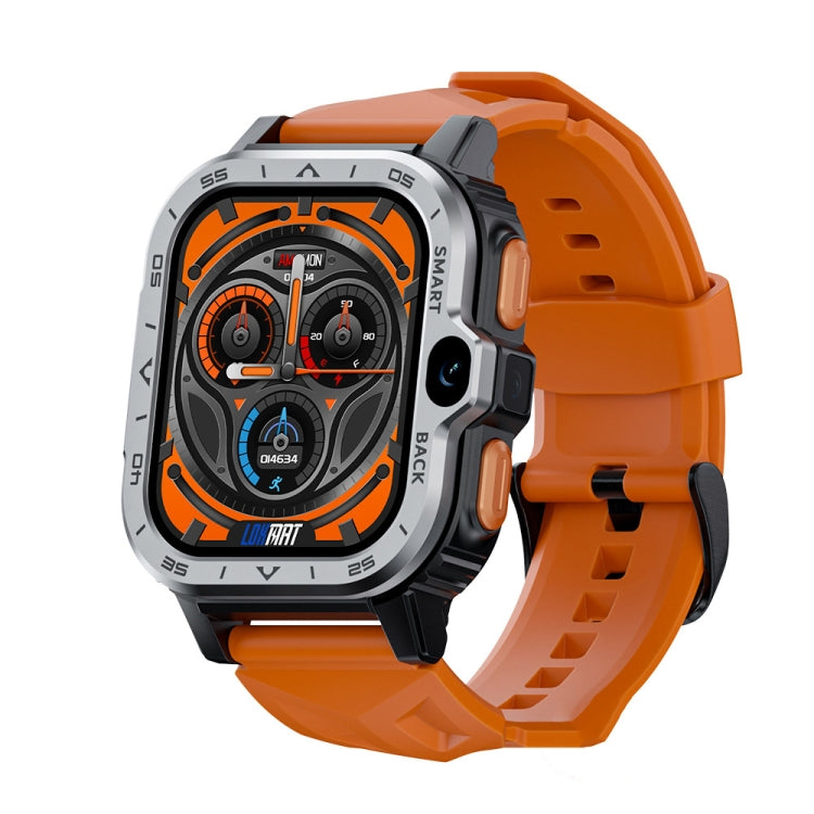 LOKMAT APPLLP 4 MAX Smart Watch Bluetooth con scheda Wi-Fi di rete completa Android 8.1 da 2,02 pollici, 2G+16G(Navy Blue), 2G+16G(Silver)