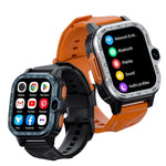 LOKMAT APPLLP 4 MAX Smart Watch Bluetooth con scheda Wi-Fi di rete completa Android 8.1 da 2,02 pollici, 2G+16G(Navy Blue), 2G+16G(Silver)