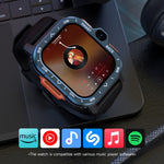 LOKMAT APPLLP 4 MAX Smart Watch Bluetooth con scheda Wi-Fi di rete completa Android 8.1 da 2,02 pollici, 2G+16G(Navy Blue), 2G+16G(Silver)