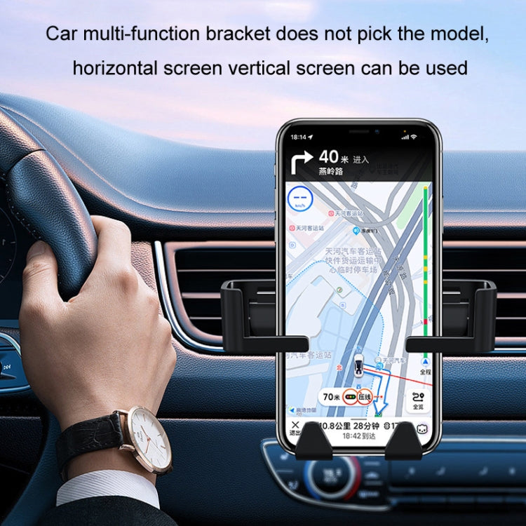 Gancio portaoggetti per poggiatesta posteriore porta cellulare multifunzionale per auto