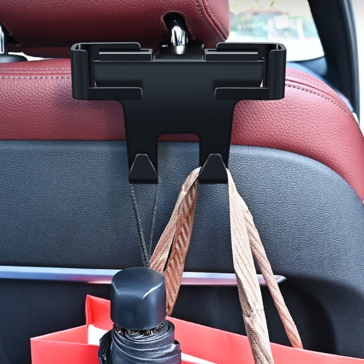Gancio portaoggetti per poggiatesta posteriore porta cellulare multifunzionale per auto