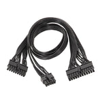 Per EVGA 10Pin / 18Pin a 24Pin Cavo piatto Modulo cavo Scheda grafica Blocco cavo, 60cm For EVGA