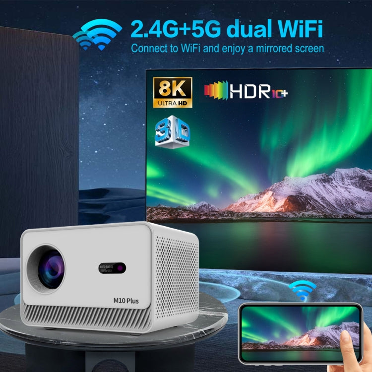 Proiettore M10 Plus 1280x720P WiFi Bluetooth Android 11
