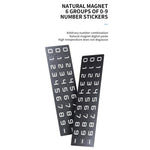 Ornamenti per targhe di parcheggio temporanee nascoste in metallo, Single Number Gray, Single Number Silver, Dual Number Gray, Dual Number Silver