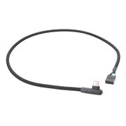 Cavo di rete intrecciato con cavo dati a gomito USB da 9 pin a tipo C della scheda madre, 60cm Elbow