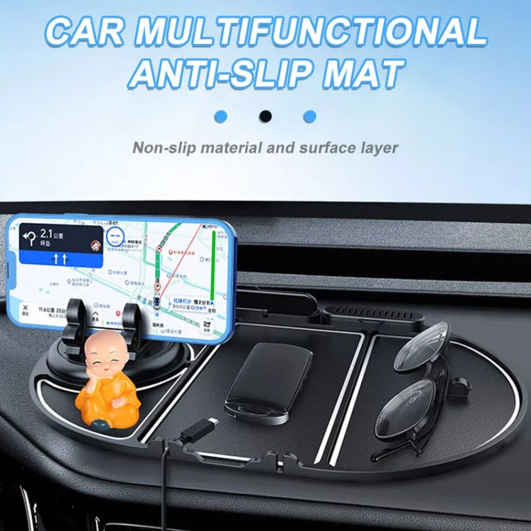 Supporto per telefono per auto Console centrale Cuscinetto antiscivolo in silicone, CH09
