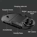 Supporto per telefono per auto Console centrale Cuscinetto antiscivolo in silicone, CH09