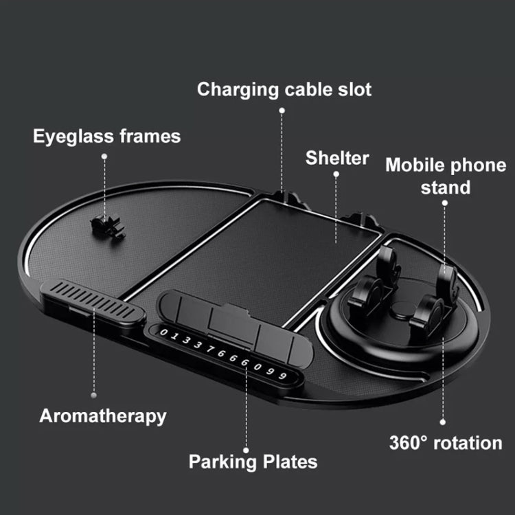 Supporto per telefono per auto Console centrale Cuscinetto antiscivolo in silicone, CH09