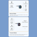 Trasmettitore ricevitore audio Bluetooth 5.3 AUX per auto, C79