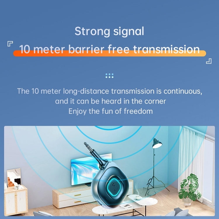 Trasmettitore ricevitore audio Bluetooth 5.3 AUX per auto, C79