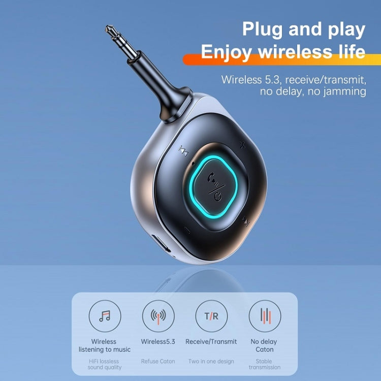Trasmettitore ricevitore audio Bluetooth 5.3 AUX per auto, C79