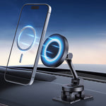 Supporto per telefono per auto magnetico rotante per console centrale a 360° Staffa di navigazione automobilistica in lega di zinco, Magnetic Holder