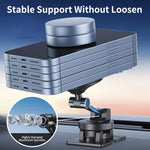 Supporto per telefono per auto magnetico rotante per console centrale a 360° Staffa di navigazione automobilistica in lega di zinco, Magnetic Holder