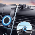 Supporto magnetico per cellulare girevole a 360 gradi Supporto di navigazione pieghevole per auto in metallo Magsafe, Folding Magnetic Holder