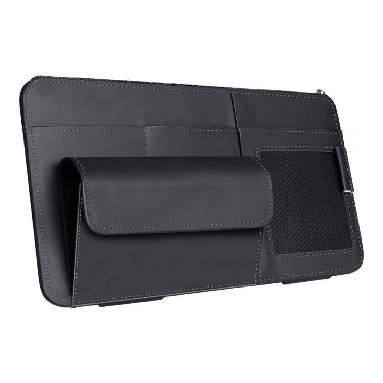 Custodia multifunzionale per occhiali da sole per parasole per auto, custodia per biglietti d'identità, custodia per occhiali da vista per visiera parasole per auto