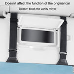 Custodia multifunzionale per occhiali da sole per parasole per auto, custodia per biglietti d'identità, custodia per occhiali da vista per visiera parasole per auto