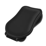 Clip per occhiali da auto Borsa per occhiali da sole con chiusura magnetica in pelle per auto