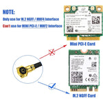Cavo di prolunga per antenna adattatore WIFI per scheda di rete wireless RP-SMA 4 in 1 da 2,4 GHz / 5,8 GHz