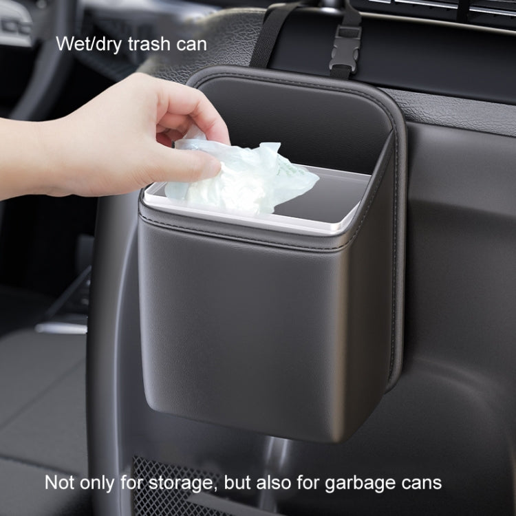 Borsa portaoggetti per seggiolino auto con secchio impermeabile per spazzatura multifunzionale