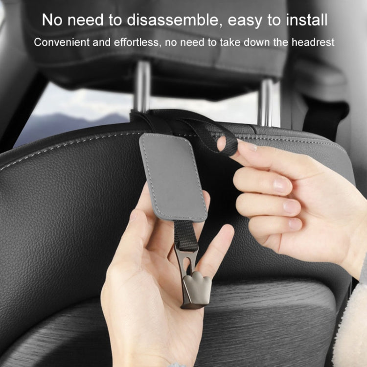 Gancio per seggiolino auto Gancio per schienale in pelle multifunzione Forniture per interni auto
