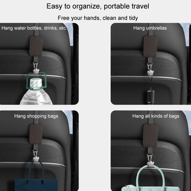 Gancio per seggiolino auto Gancio per schienale in pelle multifunzione Forniture per interni auto