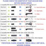 Adattatore universale 32 mm per aspirapolvere con kit pulizia