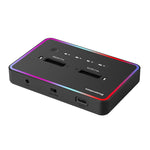 Scatola per disco rigido a stato solido con base per disco rigido a doppio slot Blueendless M.2, spina americana, RGB Dual NVME or Dual SATA, Dual NVME or Dual SATA, RGB NVME + SATA, NVME + SATA, RGB Dual SATA, Dual SATA