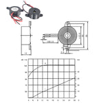 Cicalino piezoelettrico 24V 95dB allarme sonoro continuo
