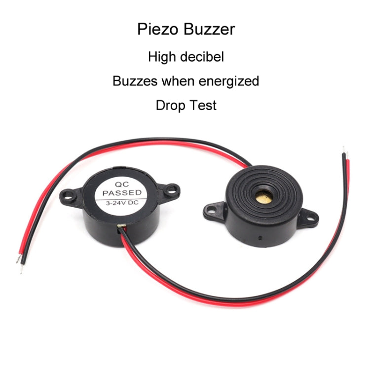 Cicalino piezoelettrico 24V 95dB allarme sonoro continuo