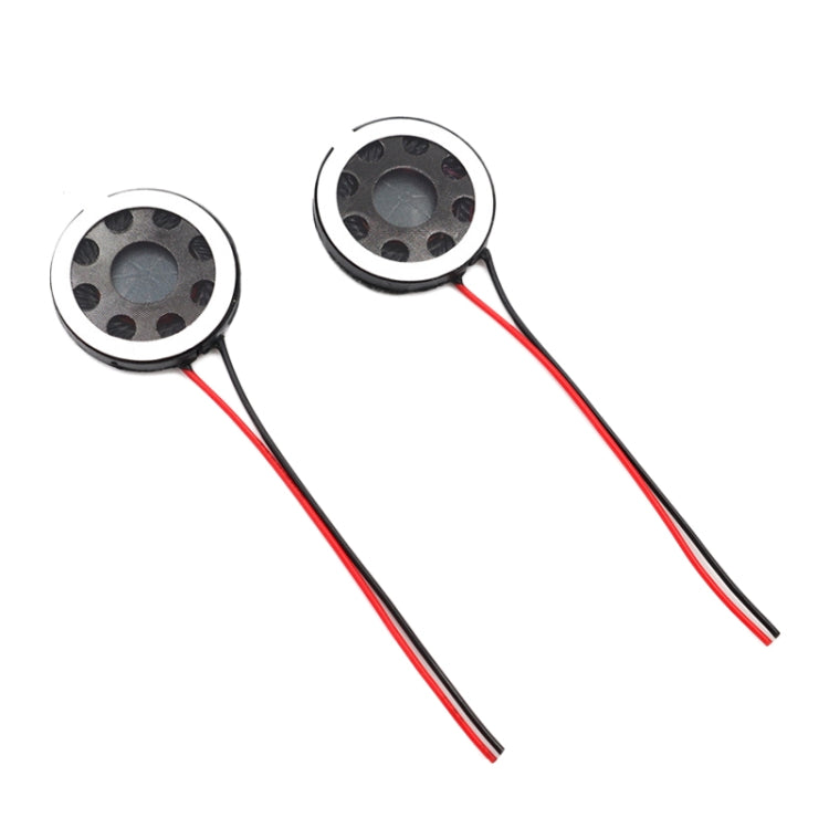 2 pezzi 20 mm 8 Ohm 0,5 W/1 W per giocattoli medici sicurezza altoparlante in plastica filo di saldatura magnetico interno altoparlante vocale