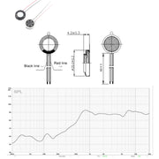 Altoparlanti 20 mm 8 Ohm 1 W per giocattoli e dispositivi medici