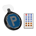 HI.GROOM Auto LED Pixel Emoji personalizzati Luci Schermo AI interattivo con telecomando Bluetooth, No Remote Control, With Remote Control