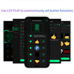 HI.GROOM Auto LED Pixel Emoji personalizzati Luci Schermo AI interattivo con telecomando Bluetooth, No Remote Control, With Remote Control
