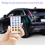 HI.GROOM Auto LED Pixel Emoji personalizzati Luci Schermo AI interattivo con telecomando Bluetooth, No Remote Control, With Remote Control