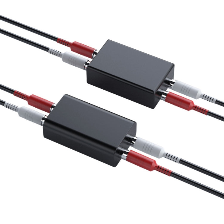 RCA Audio Ground Loop Isolatore Riduttore di rumore anti-interferenza Elimina il suono corrente Ricevitore Bluetooth, Square, Ellipse