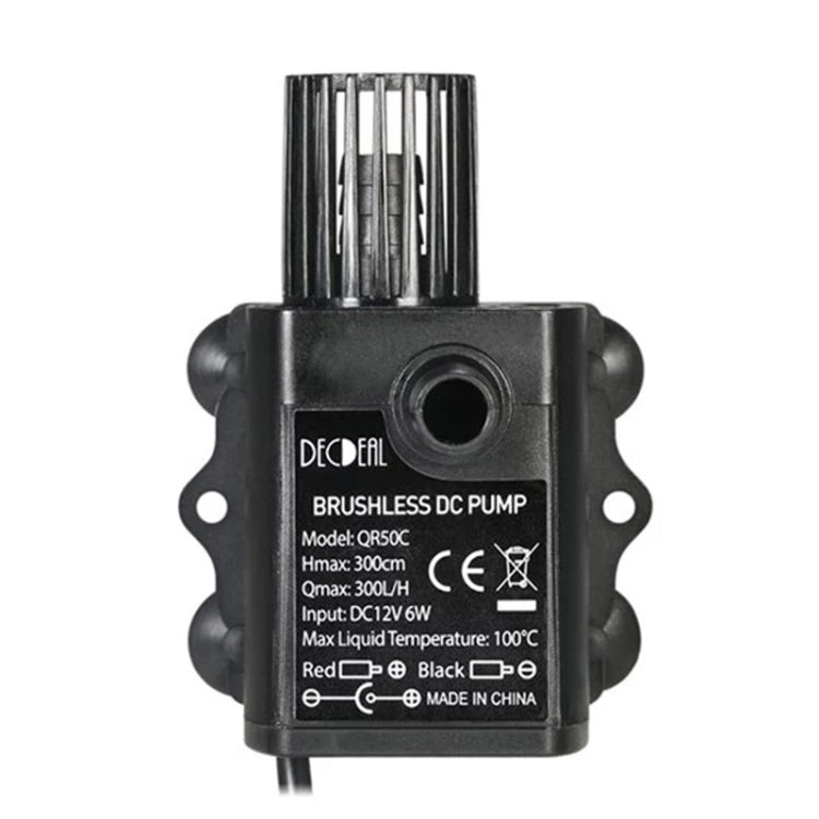 Pompa per fontana ad acqua fredda con circolazione micro solare senza spazzole DC12V, QR50C