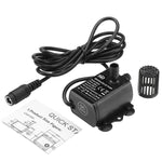 Pompa per fontana ad acqua fredda con circolazione micro solare senza spazzole DC12V, QR50C