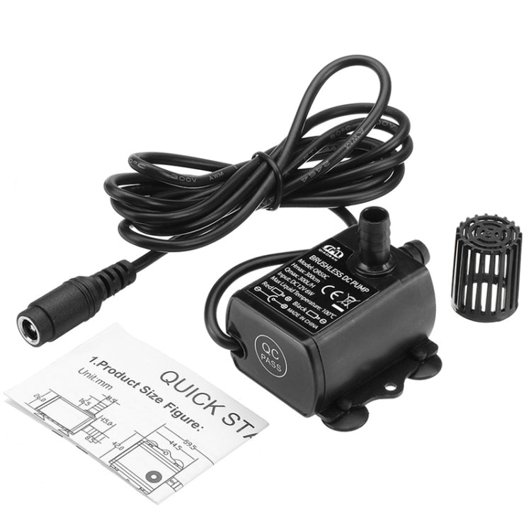 Pompa per fontana ad acqua fredda con circolazione micro solare senza spazzole DC12V, QR50C