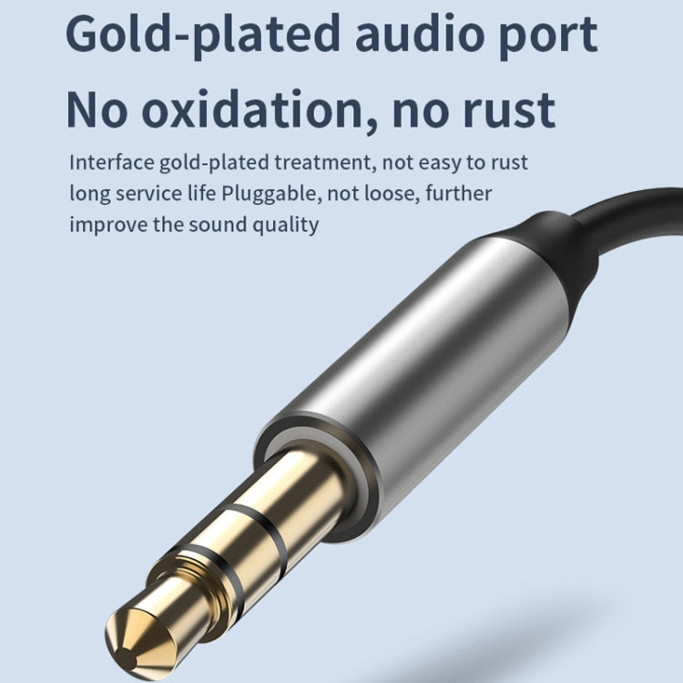 Adattatore Bluetooth 5.4 Ricevitore Bluetooth per auto Supporto per riproduzione disco U da AUX a USB